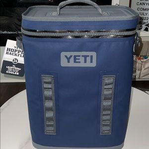 Navy Blue Yeti Backpack Cooler